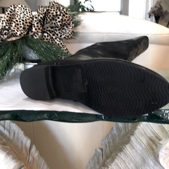 SZ 8.5 BLACK TO KNEE BOOTS EXCELLENT CONDITION - Picture 6 of 6